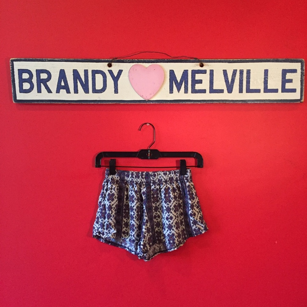 Brandy Melville flowy shorts